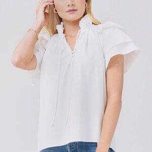 Hunter Bell Millie Top, Cotton Poplin